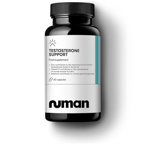Numan Testosterone Pro Nahrungsergänzungsmittel Männer - T complex, Tribulus Terrestris, Muskelaufbau, Potenz, Männergesundheit, Maca-Wurzel, Zink, Ginseng - (60 kapsel)