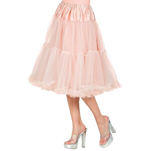 W WIDMANN MILANO Party Fashion - Unterrock aus Tüll ca. 65 cm, Tutu, Petticoat für Damen, Kostümzubehör, Karneval
