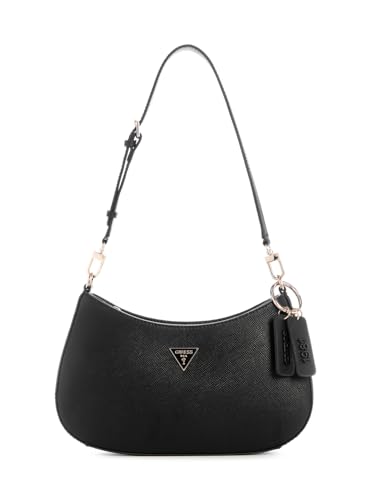 GUESS Noelle II Top Zip Shoulder Bag Black