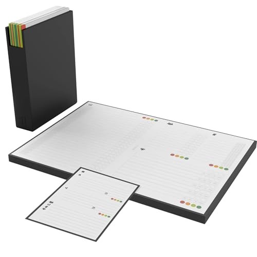 Skillzeit Wochenplaner A4 – Produktivitäts- & Fokus-System für Berufstätige | To-do- & Zielplanung, Reflexion & Routinen | 3-teiliges Planungs-Set mit Case