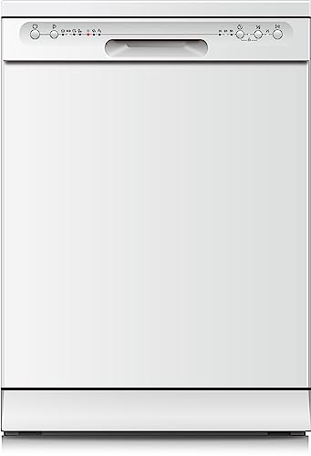 PKM Geschirrspüler GSP12-6E/12 Gedecke/6 Programme/2100 Watt/49 dB/Eco-, 90 Min-, Glas-, Schnell-, Intensiv-, Universalprogramm/Startzeitvorwahl/Freistehend//2 Körbe/1 Besteckkorb/Energieeffizienz E