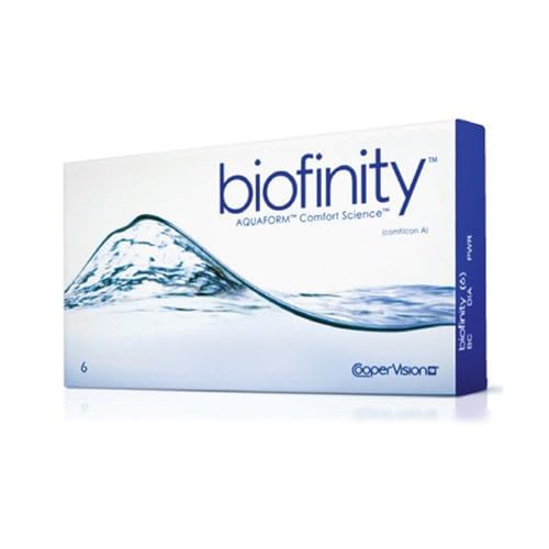 Biofinity Monatslinsen weich / BC 8.6 mm / DIA 14.0 / -1,25 Dioptrien , 6 Stück (1er Pack)