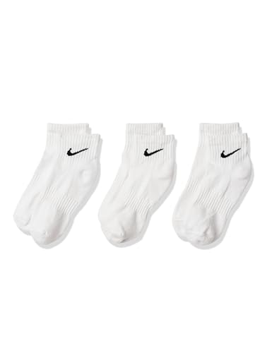 Nike Herren Everyday Cushion Ankle-sx7667 Socken, Weiß (White/Black/100), 38-42 EU