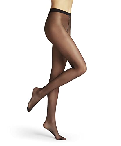 FALKE Damen Strumpfhose Pure Matt 20 DEN W Ti transparent einfarbig 1 Stück, Schwarz Black 3009, L