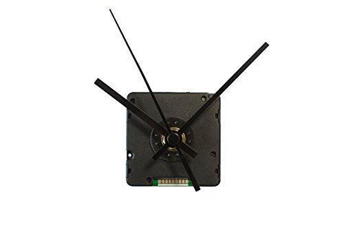 TFA Dostmann Funk-Uhrwerk mit Uhrzeigerset, Uhrwerk für Wanduhr, zum Basteln, Funkuhr, 60.3518.01,L 56 x B 37 x H 56 mm (schwarz)