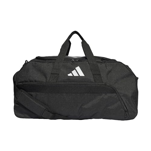 adidas Unisex Tiro League Duffel Bag, Black/White, M