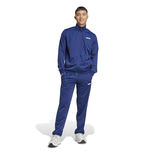 adidas Men's ADIDAS LINEAR TRACKSUIT, Dark Blue, L