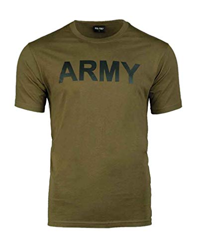 Mil-Tec Herren Army T Shirt, Oliv, XL EU