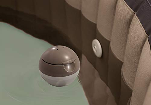 Intex 29044 – Schwimmender Chlorspender für PureSpa bis 1098 l, Kunststoff, braun