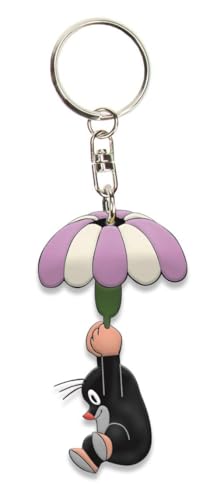 Trötsch Der kleine Maulwurf 3D Schlüsselanhänger Fallschirm: Taschenanhänger Schlüsselringanhänger