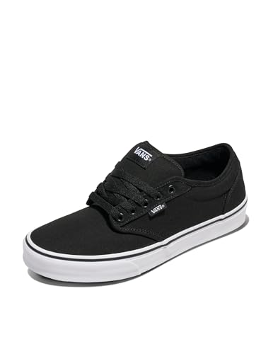 Vans Herren Atwood Sneaker, Canvas Black White, 42 EU