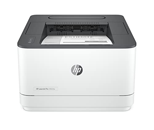 HP LaserJet Pro 3002dw Laserdrucker, Automatischer beidseitiger Druck, Bis zu 33 A4-Seiten pro Minute, Hi-Speed USB, WiFi, Ethernet, Bluetooth, Smart App, Wolf Pro Security