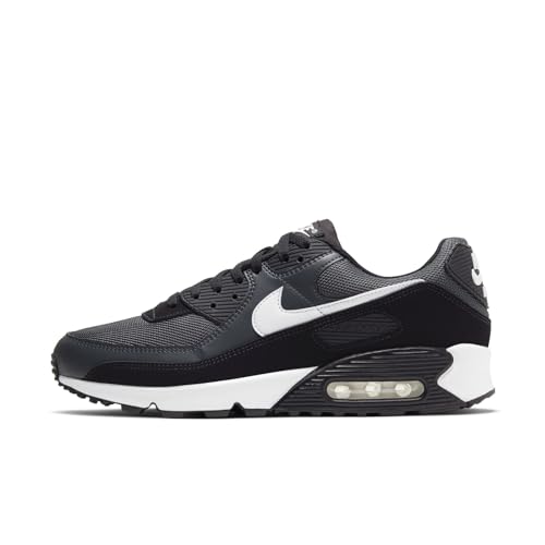 Nike Herren Air Max 90 Sneaker, Iron Grey/White-Dk Smoke Grey, 43 EU