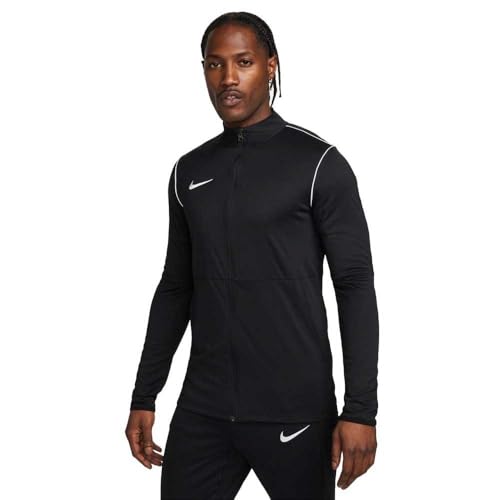 Nike Herren Dri Fit Park20 Trk Fußballjacke, Black/White/White, XL