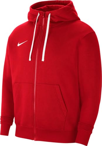 Nike CW6887 M NK FLC PARK20 FZ Hoodie Sweatshirt Mens University red/White/White XL