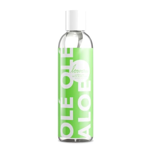 LOOVARA Gleitgel 250 ml Olé Olé Aloe – pH-optimiertes Gleitmittel auf Wasserbasis mit Aloe Vera, Angepasst an die Intim-Flora, dermatologisch getestet, vegan