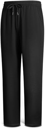 BULLIANT Jogginghose Herren, Hosen Herren Sporthose Lang Baumwolle Sweathose Jogger Freizeithose Trainingshose(Schwarz,L)