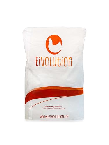 Eivolution Bio Geflügelfutter - Pellets 4 mm Alleinfutter für Legehennen gegen Futterselektion aus ökologischem Anbau (14 kg)