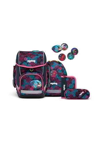 ergobag Cubo Schoolbag Set 5-teilig KorallBär