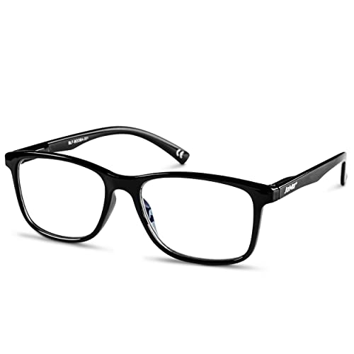 JaMa+® Blaulichtfilter Brille für Damen und Herren - Unisex - inkl. Etui - Blaufilter Brille für PC, TV, Gaming & Handy - UV 400 Schutz - schonend für das Auge