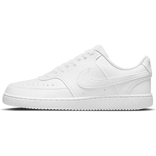 Nike Herren Court Vision Low Schuhe, White Weit, 42,5 EU (US 9)