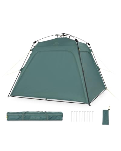 Justcamp Alabama Schnellaufbau Outdoor Pavillon faltbar - 2,5 x 2,5 m - wasserdicht - Gartenzelt mit UV-Schutz - Pop up Zelt für Garten, Camping, Festival