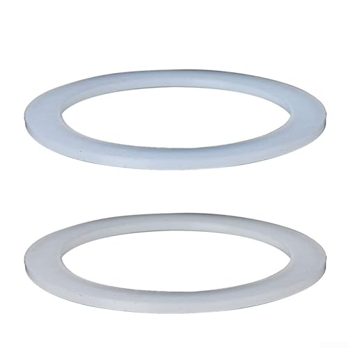 BlesConi 2 St¨¹ck Silikon-Dichtungsringe f¨¹r Espresso- und Mokakocher, passend f¨¹r 2/4/6/9-Tassen T?pfe, lebensmittelecht, (6 Tassen Innendurchmesser 5,6 cm Au?endurchmesser 7,5 cm)