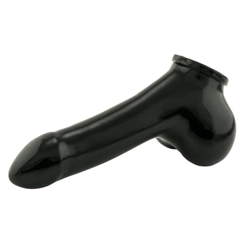 Toylie Latex Penishülle M - 13cm Schaftlänge, Penis Sleeve, Schwarz, Made in Germany