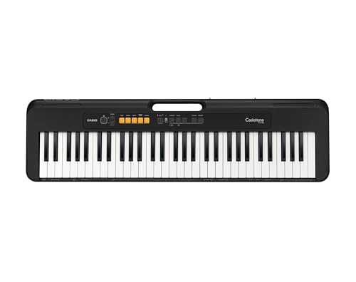 Casio Casiotone CT-S100 Keyboard mit 61 Standardtasten, 122 Sounds & 61 Begleitrhythmen, schwarz