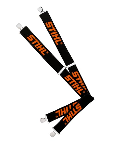 Stihl 8841576 Hosenträger f. Bundhosen mit Metallklips, schwarz, 130
