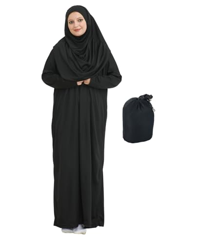 Prien Gebetskleidung Für Frauen Mit Tasche Hijab, Islam Damen Kleidung Set, Abaya Kopftuch, Muslim Kleider, Khimar