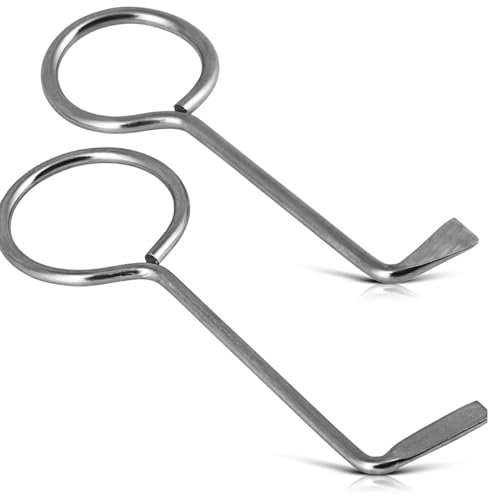 2 Stück Profi Dietrich Set, Bartschlüssel Universal Aus Edelstahl, Öffnungs Werkzeug, Universal Schlüssel, Öffnet nahezu jede Tür, Türöffner Schlüssel für Bart Schloss Öffner