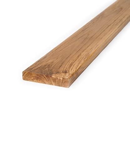 Terrassendielen aus Teakholz von BioMaderas®, 95mm Breite, 19mm Stärke (110cm Länge)