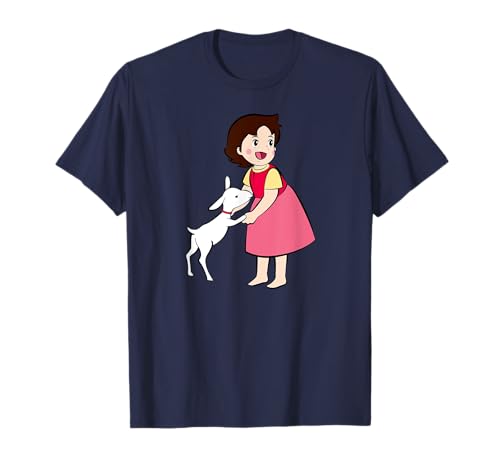 Heidi mit Ziege Süß Zeichentrick TV Serie T-Shirt