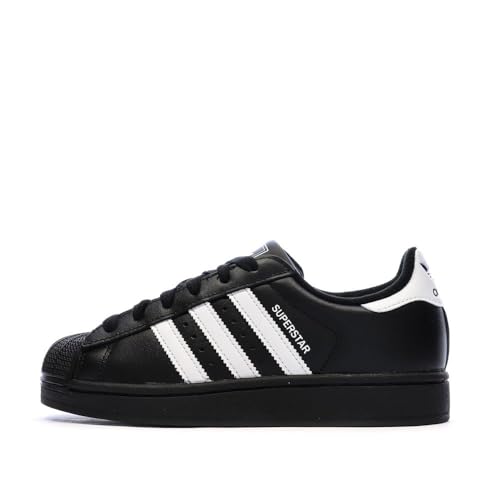 adidas Superstar Sneaker für Jungen und Mädchen, Schwarz, Schwarz , 38 2/3 EU