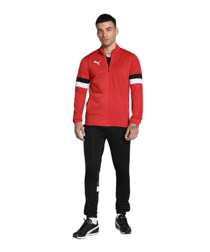 PUMA Herren Teamrise Tracksuit Trainingsanzug, PUMA Red-PUMA Black, XL EU