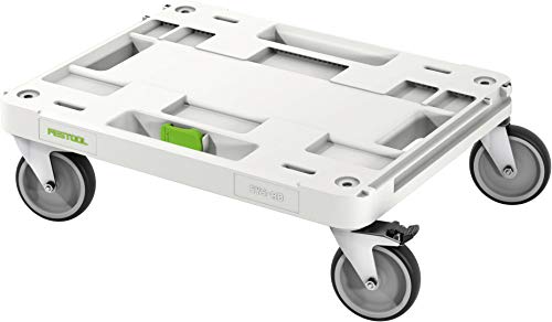 Festool Rollbrett SYS-RB - mit Durchführung für Spanngurte, 100kg Belastbar, 4 Lenkrollen davon 2 feststellbar