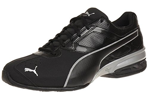PUMA Herren Tazon 6 FM Low-Top Trainer, Puma Black-Puma Silver, 47 EU