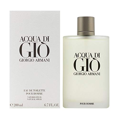 Giorgio Armani Acqua di Gio Homme, Eau de Toilette, Weiß, 1er Pack (1 x 200 ml)