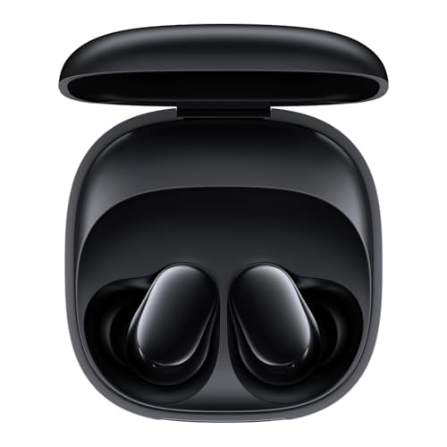 Redmi Buds 6 Play - In-Ear Kopfhörer, 36h Akkulaufzeit, 10mm Dynamik-Treiber mit 4 EQ-Einstellungen, AI-Geräuschunterdrückung für Anrufe, Bluetooth 5.4, Schnellladen für 3h Musik in 10 Minuten, Black