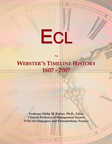 Ecl: Webster's Timeline History, 1607 - 2007