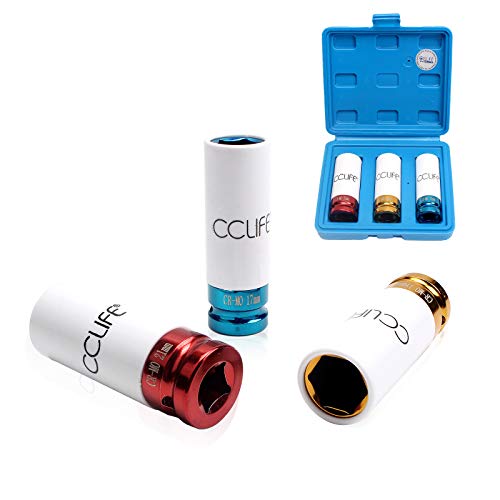 CCLIFE 3tlg Steckschlüsselsatz Schoneinsätze 1/2