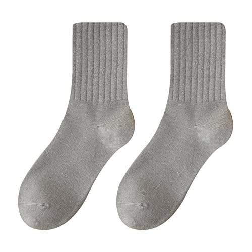 Generisch Kindertracht Strümpfe Einfarbige Damensocken Mid Tube und Qinter All Long Tube Socken reiner Baumwolle Damensocken 39 (D, One Size)