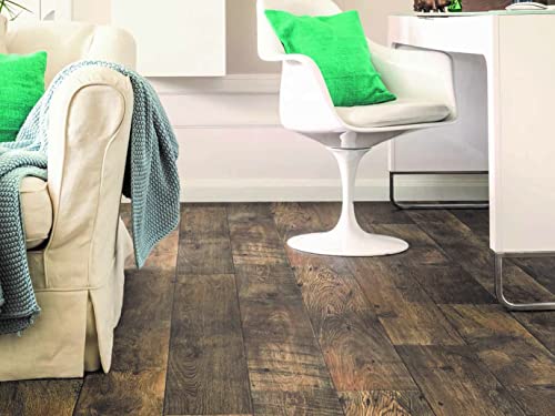 PVC Bodenbelag Vinylboden in grober Landhaus Optik, Zuschnitt (2m breit, 4m lang)