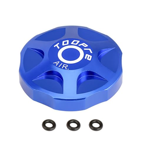 HOUSON Fahrrad Federgabel Ventildeckel, Gabel Luftkammer Abdeckung Fahrrad Ersatzteile für Mountainbike Blau