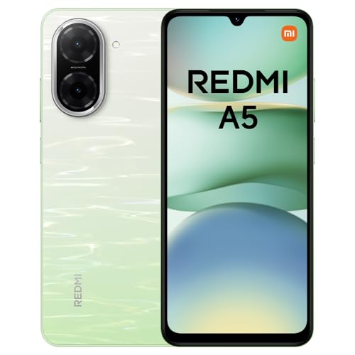 XIAOMI Redmi A5 Smartphone, 3+64GB, Green, Superklare 32MP AI-Kamera, 5200mAh Akku, Leistungsstarker Octa-Core-Prozessor, Immersives 6,88
