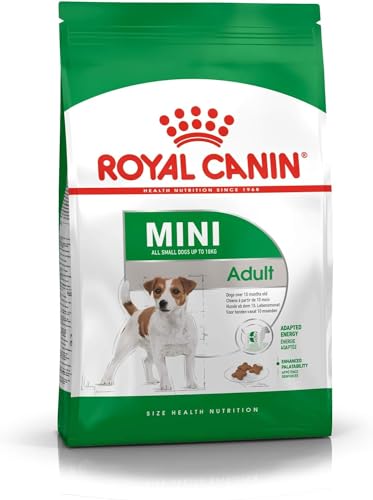 Royal Canin Mini Adult | 800 g | Trockennahrung für ausgewachsene kleine Hunde | Kann zur optimalen Versorgung Kleiner Hunderassen eingesetzt Werden | Mit EPA & DHA