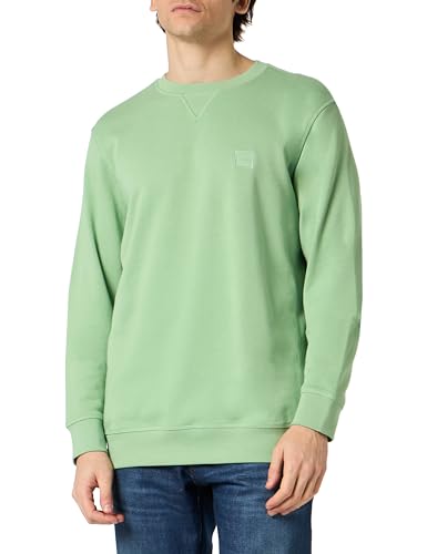 BOSS Herren Westart Sweatshirt, Open Green372, Large