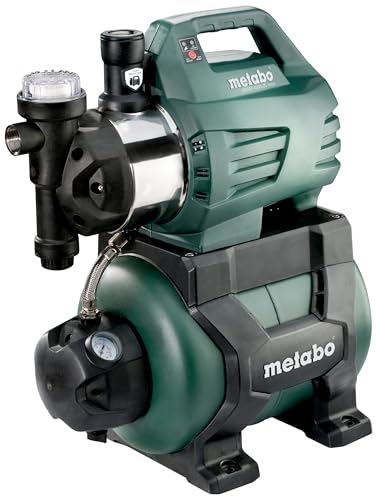 Metabo Hauswasserwerk HWWI 4500/25 Inox (600974000) Karton, Nennaufnahmeleistung: 1300 W, Max. Fördermenge: 4500 l/h, Max. Förderhöhe: 48 m