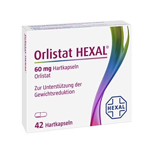 Orlistat HEXAL® 60 mg Hartkapseln (42St.) | Effektiver abnehmen | Mit 3-fach-Wirkung